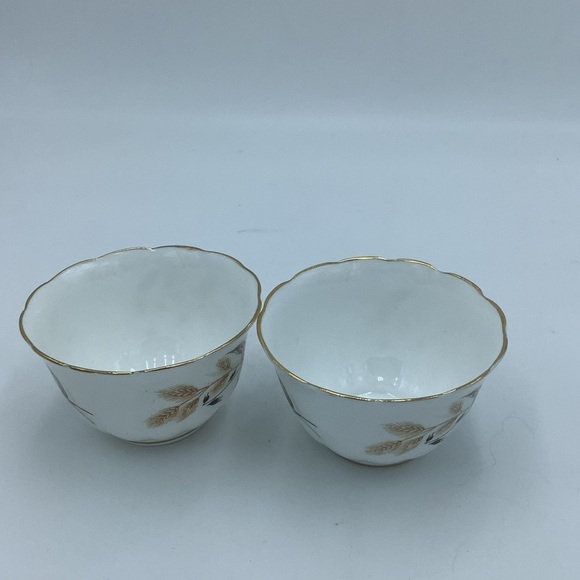 Two Colclough English Bone China  Small Bowls with Wheat Design - Picture 3 of 11